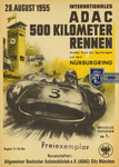 Programme cover of Nürburgring, 28/08/1955