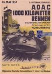 Programme cover of Nürburgring, 26/05/1957