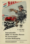 Programme cover of Nürburgring, 08/07/1962