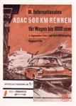 Programme cover of Nürburgring, 02/09/1962
