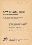 Programme cover of Nürburgring, 29/09/1963