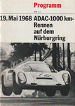 Programme cover of Nürburgring, 19/05/1968