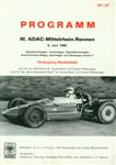 Programme cover of Nürburgring, 09/06/1968