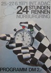 Programme cover of Nürburgring, 27/06/1971