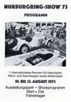 Programme cover of Nürburgring, 12/08/1973