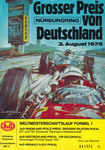 Programme cover of Nürburgring, 03/08/1975