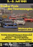 Programme cover of Nürburgring, 05/07/1981