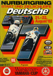Programme cover of Nürburgring, 22/08/1982