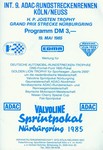 Programme cover of Nürburgring, 19/05/1985
