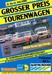 Programme cover of N&uuml;rburgring, 13/07/1986