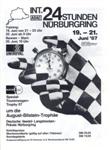 Programme cover of Nürburgring, 21/06/1987