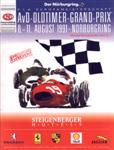 Programme cover of Nürburgring, 11/08/1991
