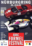Programme cover of Nürburgring, 22/08/1993