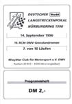 Programme cover of Nürburgring, 14/09/1996