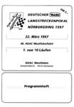 Programme cover of Nürburgring, 22/03/1997