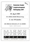 Programme cover of Nürburgring, 19/04/1997