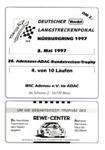 Programme cover of Nürburgring, 03/05/1997
