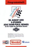 Programme cover of Nürburgring, 28/08/1999