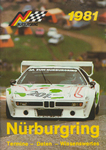 Cover of Nürburgring Magazine, 1981