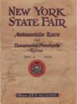 Programme cover of New York State Fairgrounds, 04/09/1926