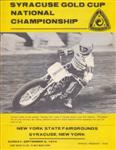 Programme cover of New York State Fairgrounds, 08/09/1974
