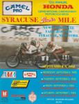 Programme cover of New York State Fairgrounds, 08/09/1985