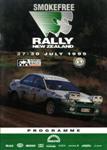 Programme cover of Rally New Zealand, 1995