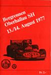 Programme cover of Oberhallau Hill Climb, 14/08/1977