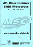 Programme cover of Obernheim, 08/07/2012