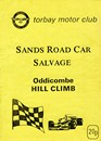 Programme cover of Oddicombe Hill Climb, 20/03/1988