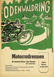 Programme cover of Odenwaldring, 29/05/1950