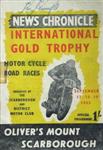 Programme cover of Oliver's Mount Circuit, 19/09/1953
