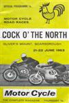 Programme cover of Oliver's Mount Circuit, 22/06/1963