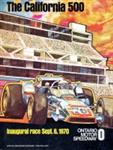 Programme cover of Ontario Motor Speedway, 06/09/1970