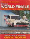 Programme cover of Ontario Motor Speedway, 08/10/1978