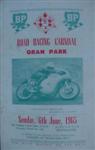 Programme cover of Oran Park Raceway, 06/06/1965