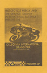 Programme cover of Orange County International Raceway (CA), 02/11/1969