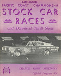 Programme cover of Orange Show Speedway, 16/07/1966
