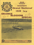 Programme cover of Orange Show Speedway, 08/08/1970