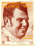 Programme cover of Orange Show Speedway, 07/03/1971