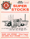 Programme cover of Orange Show Speedway, 09/09/1972