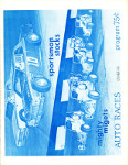 Programme cover of Orange Show Speedway, 03/08/1974