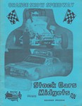 Programme cover of Orange Show Speedway, 07/05/1977