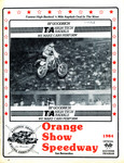 Programme cover of Orange Show Speedway, 04/08/1984