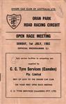 Oran Park Raceway, 01/07/1962