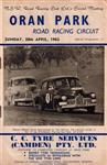 Programme cover of Oran Park Raceway, 28/04/1963