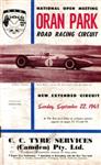 Programme cover of Oran Park Raceway, 22/09/1963