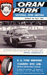 Programme cover of Oran Park Raceway, 05/07/1964