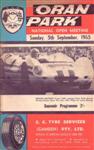Programme cover of Oran Park Raceway, 05/09/1965