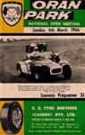 Programme cover of Oran Park Raceway, 06/03/1966